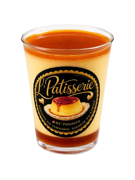 Pudim no copo sabor Tradicional